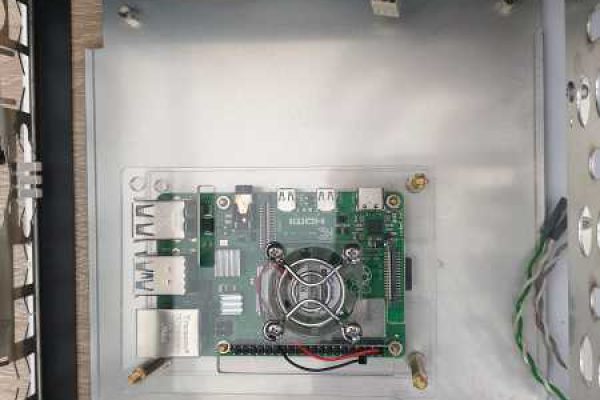 Raspberry Pi 4 mounted Raspberry Pi 4 mounted